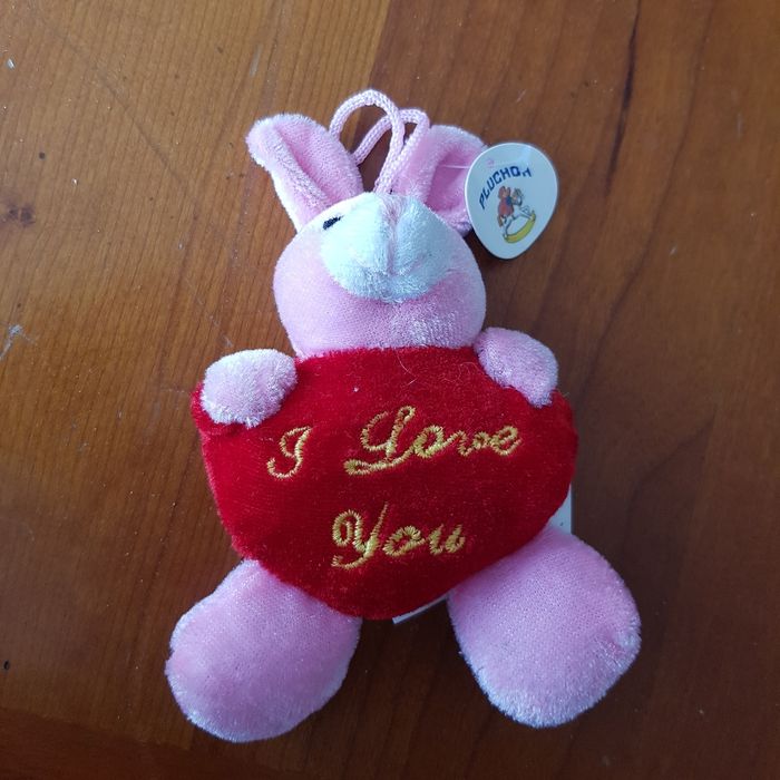 Peluche lapin I love you - photo numéro 2