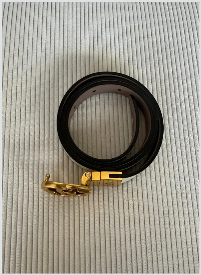 Ceinture Gucci crème 75cm très bon état - beige Gucci belt - photo numéro 5
