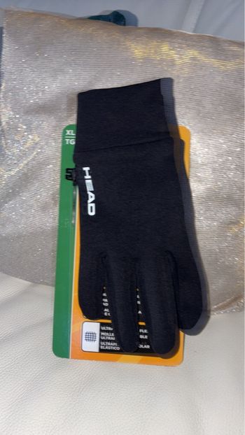 HEAD - Gants de running tactiles - Taille XL - Noir - Neuf