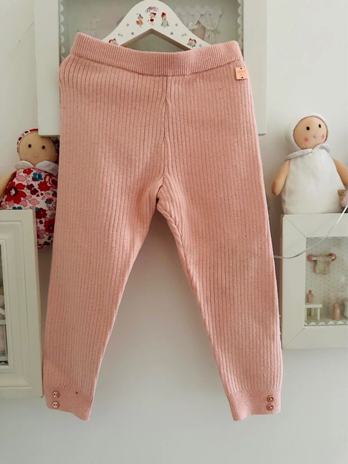 Pantalon legging coton côtelé