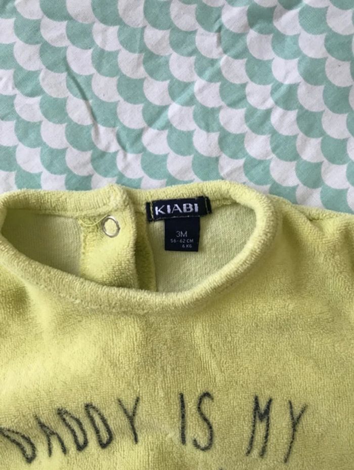 Pyjama velours jaune - photo numéro 2