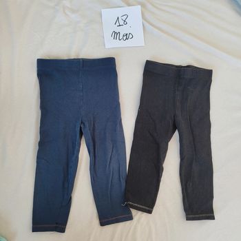 Legging orchestra 18 mois bleu et noir