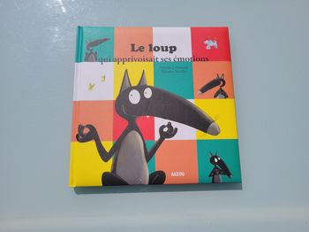 Livre grand format couverture mousse 🧘 Le Loup qui apprivoisait ses émotions 🧘