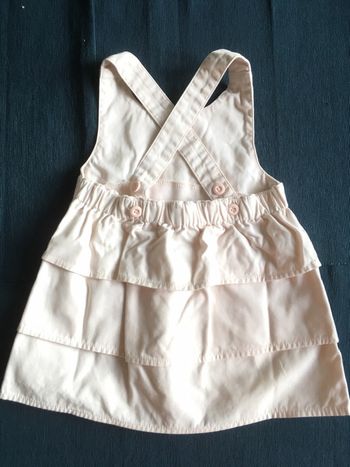 Robe rose dos nu et volants Verbaudet 6 mois
