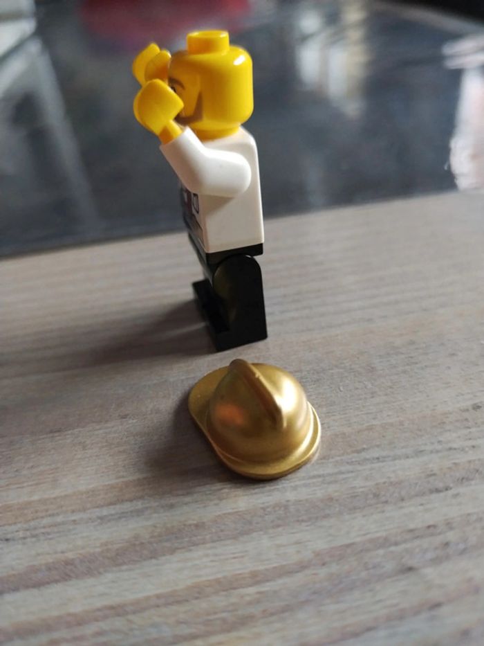 Lego minifig pompier chef cty0350 - photo numéro 5