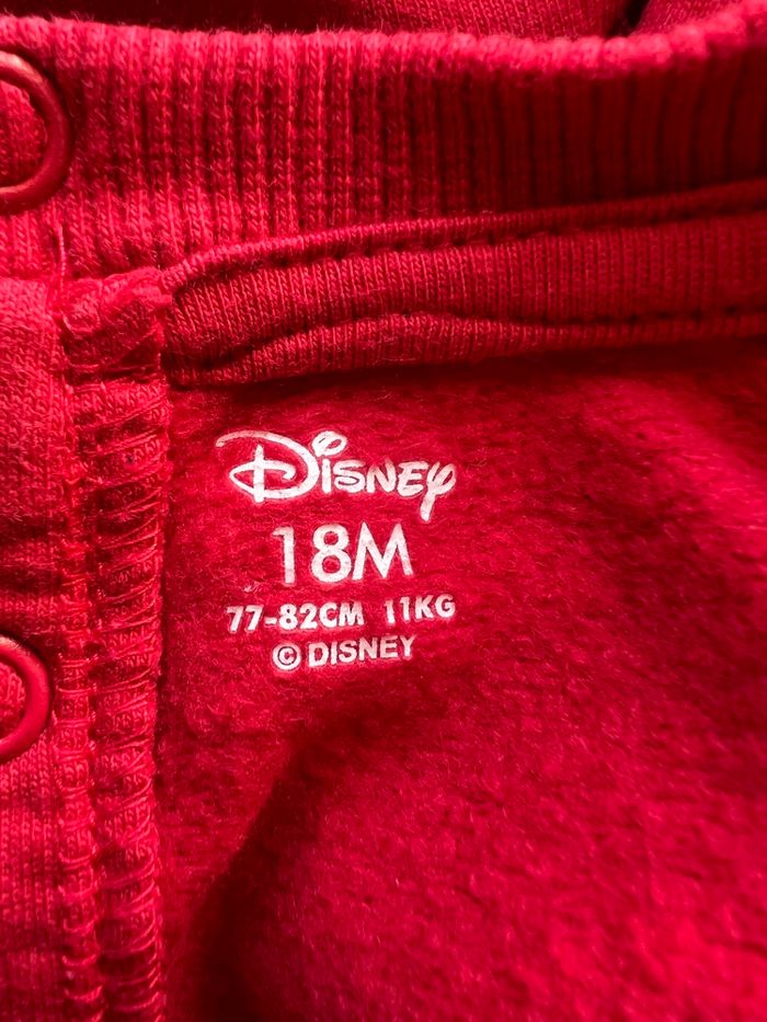 Sweat Stitch rouge taille 18 mois Disney - photo numéro 6