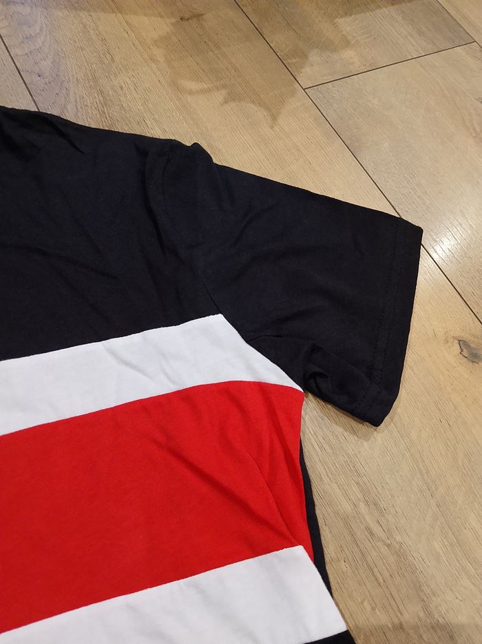 T-shirt noir manches courtes pour homme L Santiago - photo numéro 2