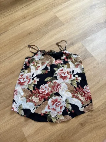 Top à fleur