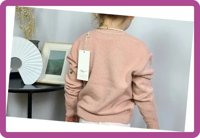 Pull Mère/Fille, Version Fille 4 ans, NEUF avec étiquette - photo numéro 3