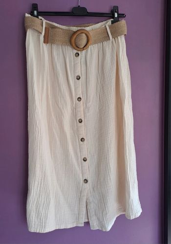 Jupe estivale neuve avec ceinture