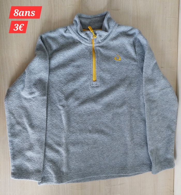 Pull bleu clair garçon 8ans - photo numéro 2