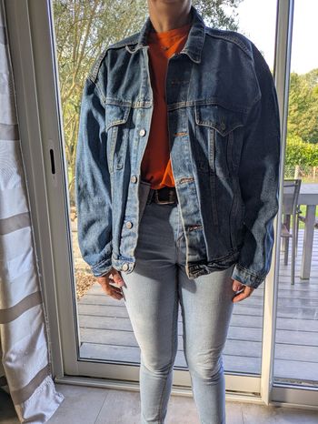 Veste en jean oversize vintage