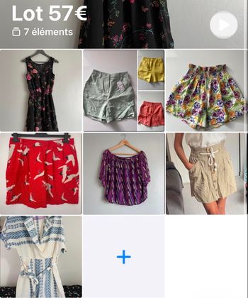 Lot 9 vêtements femme 