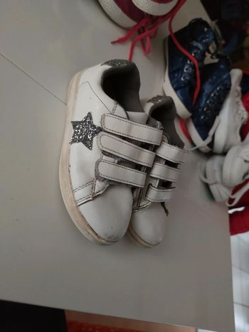 Baskets blanche étoiles 31