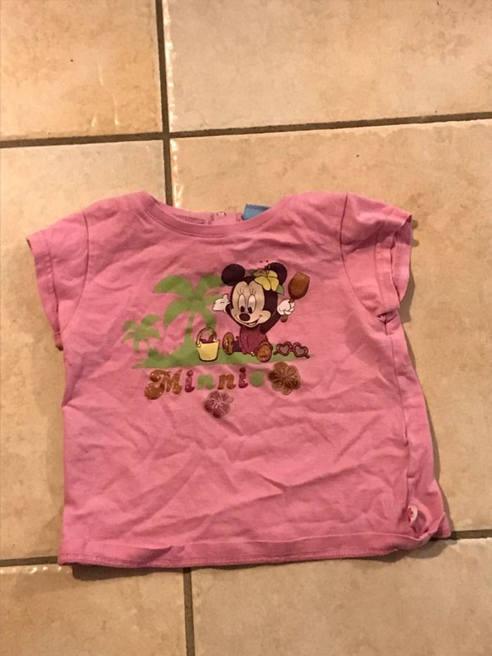 Tee-shirt Disney Minnie 24 mois