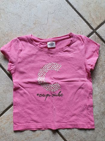 Tee-shirt manches courtes 2ans fille