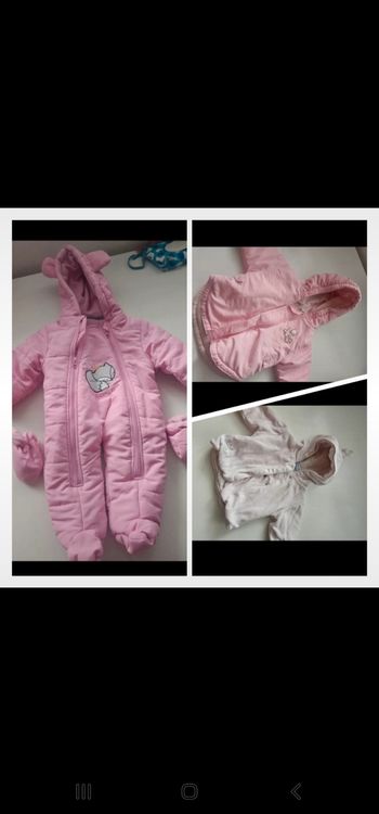Lot manteau combi fille