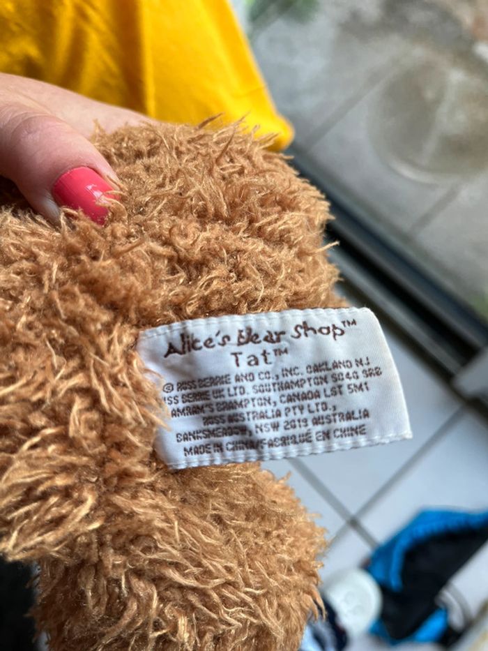 Ours en peluche teddy bear tat - photo numéro 6
