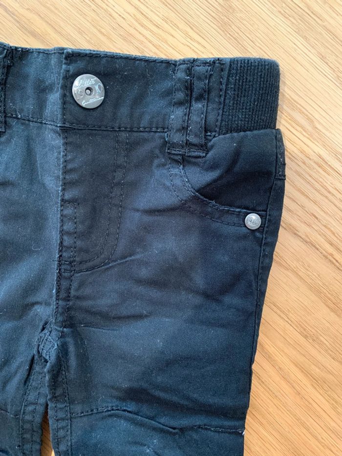 pantalon slim enfant bébé garçon tao tape à l’œil  Tissu noir - photo numéro 3