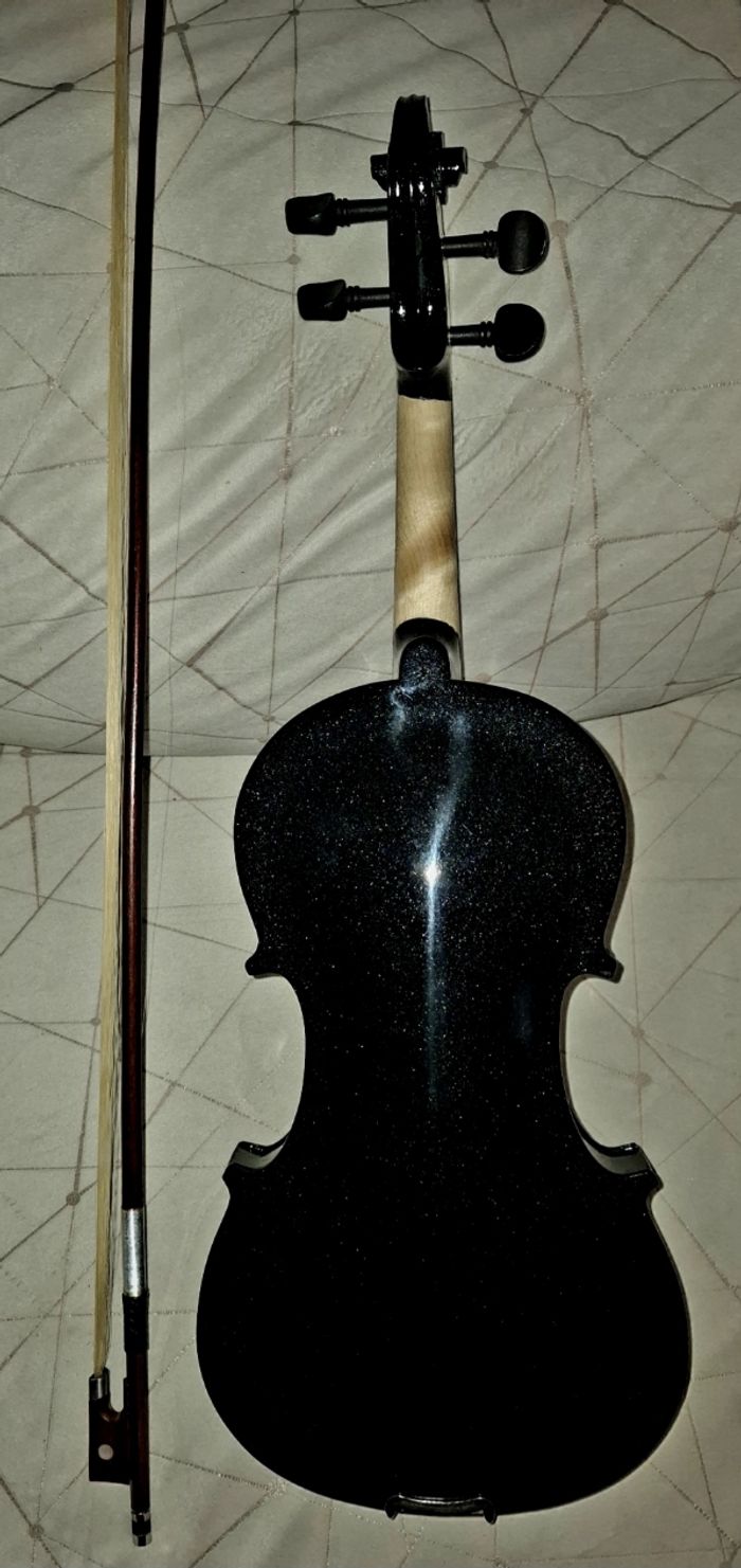 Violon entier + cordes + boite + archet - photo numéro 3