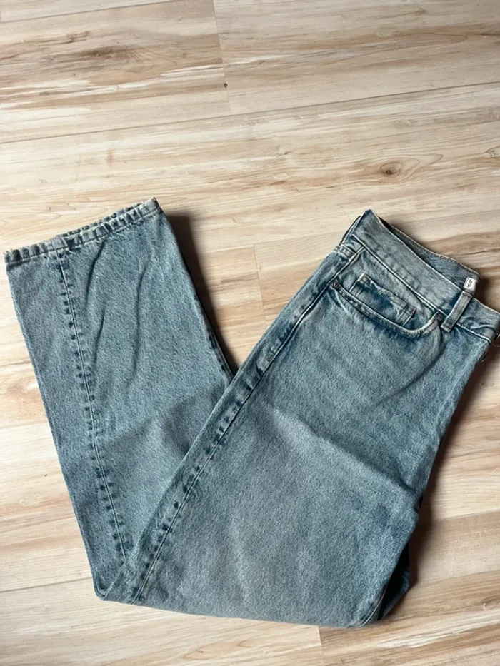 jeans jeans droit mom mango - photo numéro 2