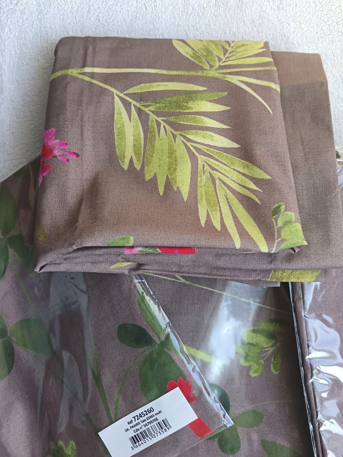 ensemble linge de lit Becquet NEUF - photo numéro 3