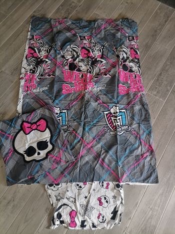 Housse de couette et taie oreiller monsters hight