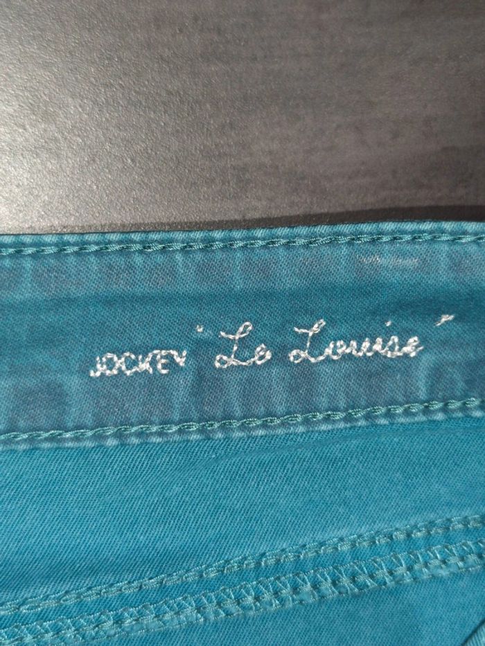 Jean ine step jockey le Louise t29 us (correspond à un 38) bleu turquoise - photo numéro 3