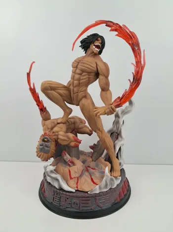 Diorama Eren Jäger tirée de L'Attaque des Titans