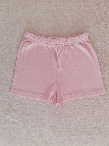 Short en coton rose clair 3 ans Tex