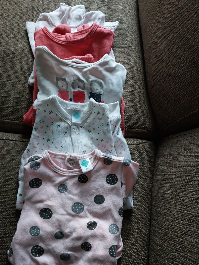 Lots Pyjamas légés - naissance/1mois