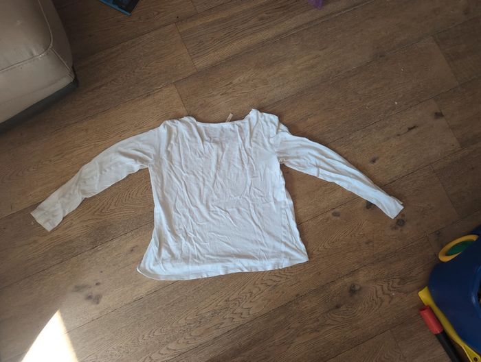 Tee short manche longue i code "L" tour eiffel - photo numéro 5