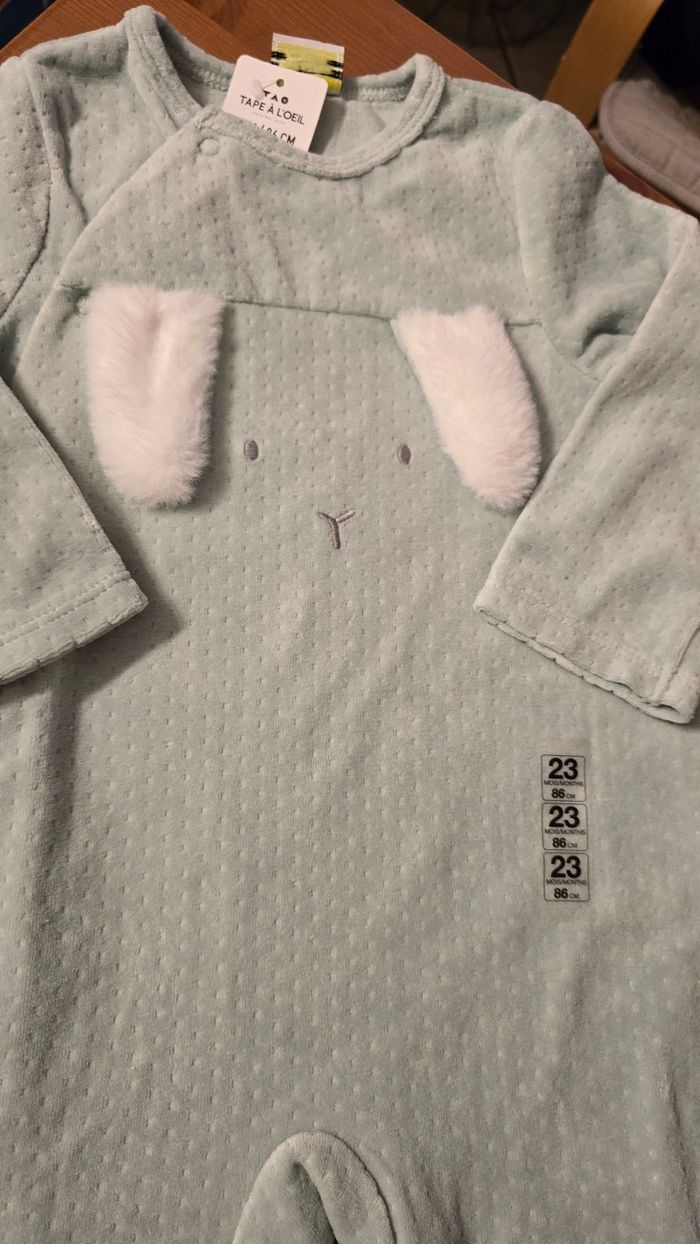 (NEUF non porté) 🏷🥰💙💙 superbe pyjama chaud et doux 23mois Garçon💙💙🥰 - photo numéro 3