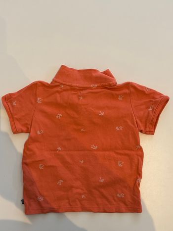 Lot de 3 polos orange jaune et bleu taille 4 ans 