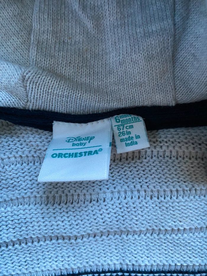 Gilet zip Mickey 6 mois - photo numéro 3