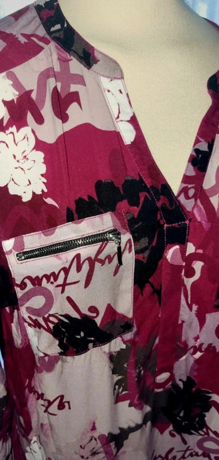 Blouse élégante à motifs floraux Armand Thiery - photo numéro 4