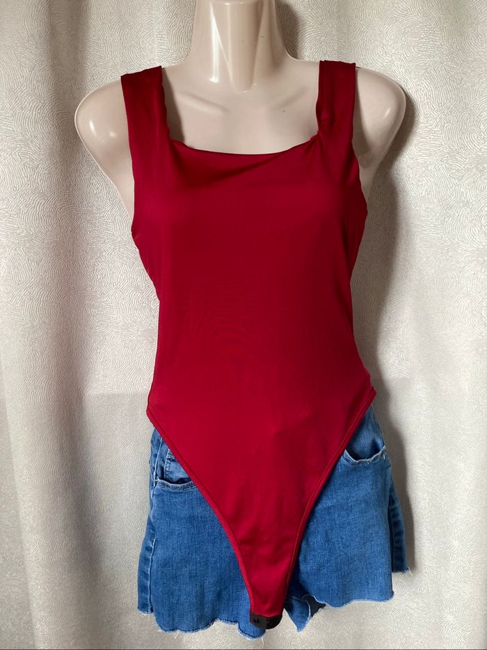 Body polyester rouge S Shein - photo numéro 7