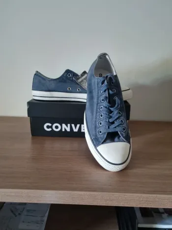 Converse jeans bleu