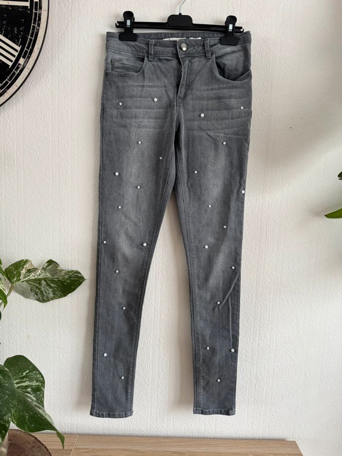 Jeans a perles IKKS - S - photo numéro 2