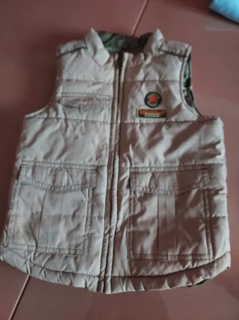 blouson sans manches réversible 24 mois "kidkanai"