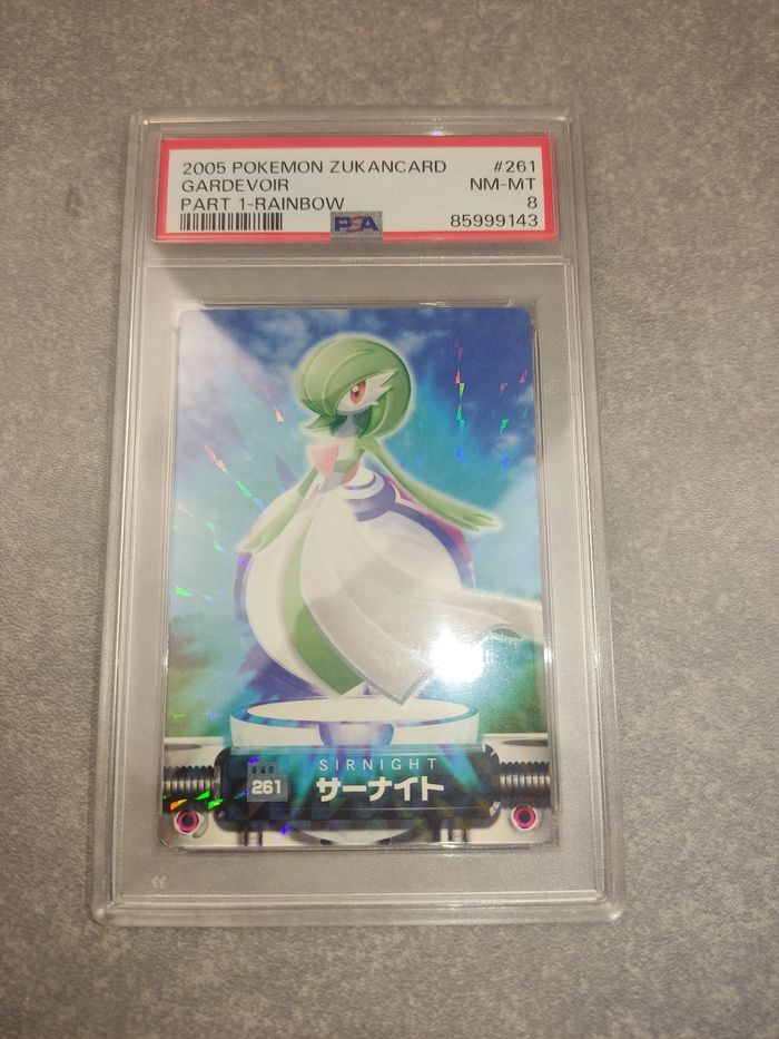 Carte pokémon gardevoir zukancard part 1 rainbow  PSA 8