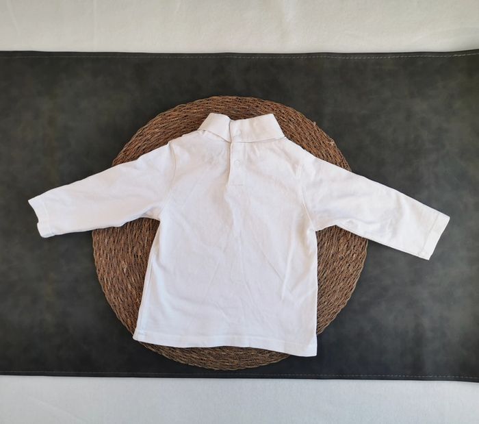 Tee-shirt col roulé 👣 lot de 2, blanc, tape à l'œil, 6mois - photo numéro 4