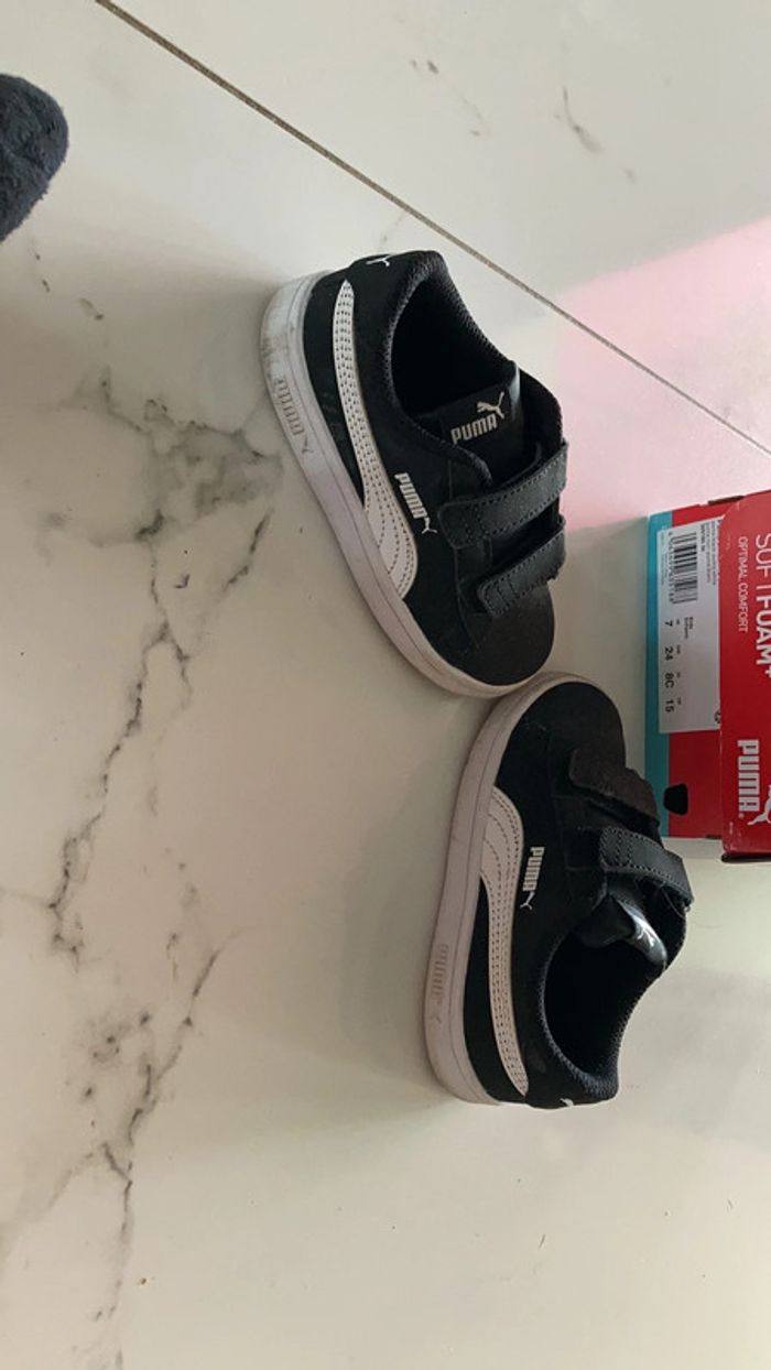 Basket puma noir taille 24 - photo numéro 7