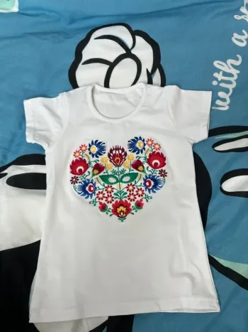 Teeshirt polonais à motif
