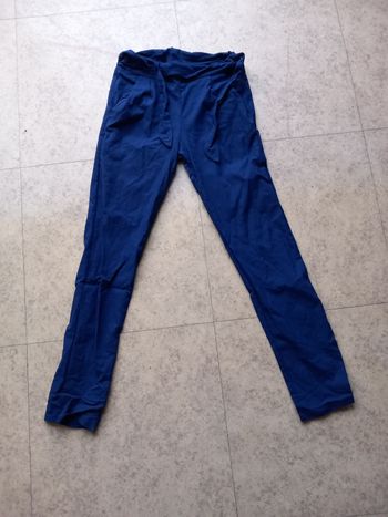 pantalon bleu lagon