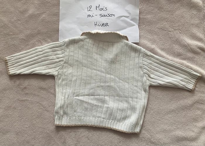 Lot de 2 gilets - 12 mois - Petit Bateau, H&M - TBE - photo numéro 5