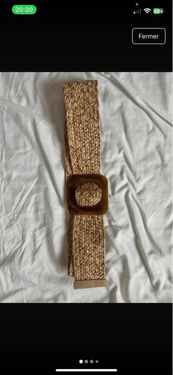 Ceinture beige 