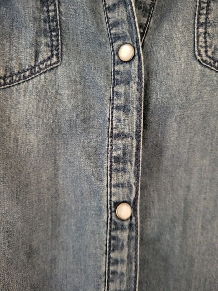 Chemise bleu fille - photo numéro 5