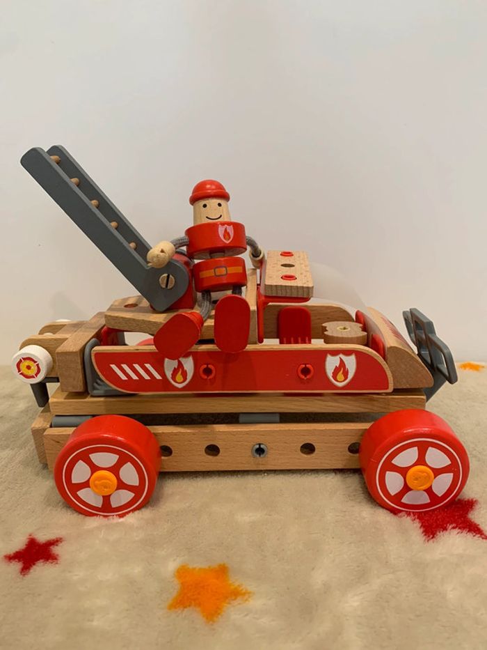 Jeu de construction 3-en-1 Camion de Pompier