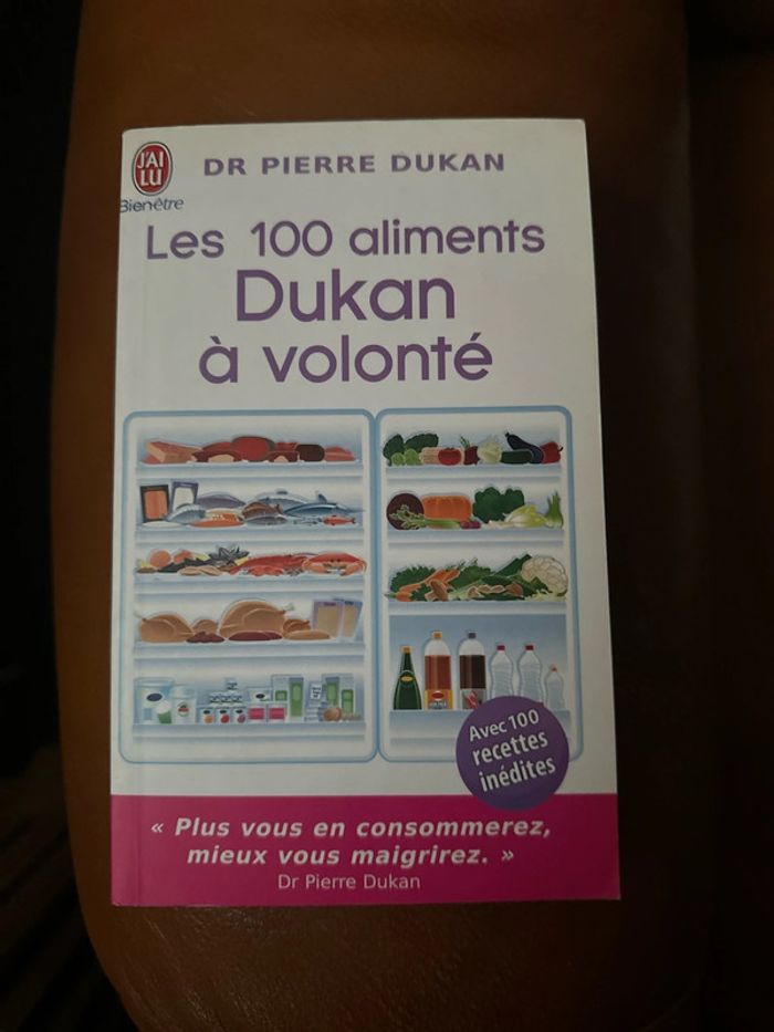 Livre les 100 aliments Dukan à volonté
